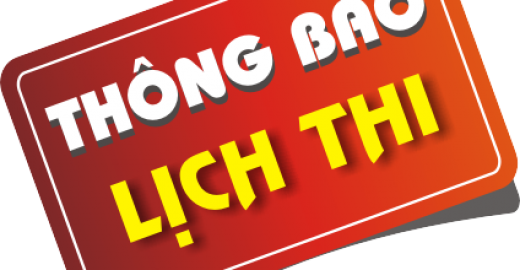 LỊCH THI NĂM HỌC (2023 - 2024)